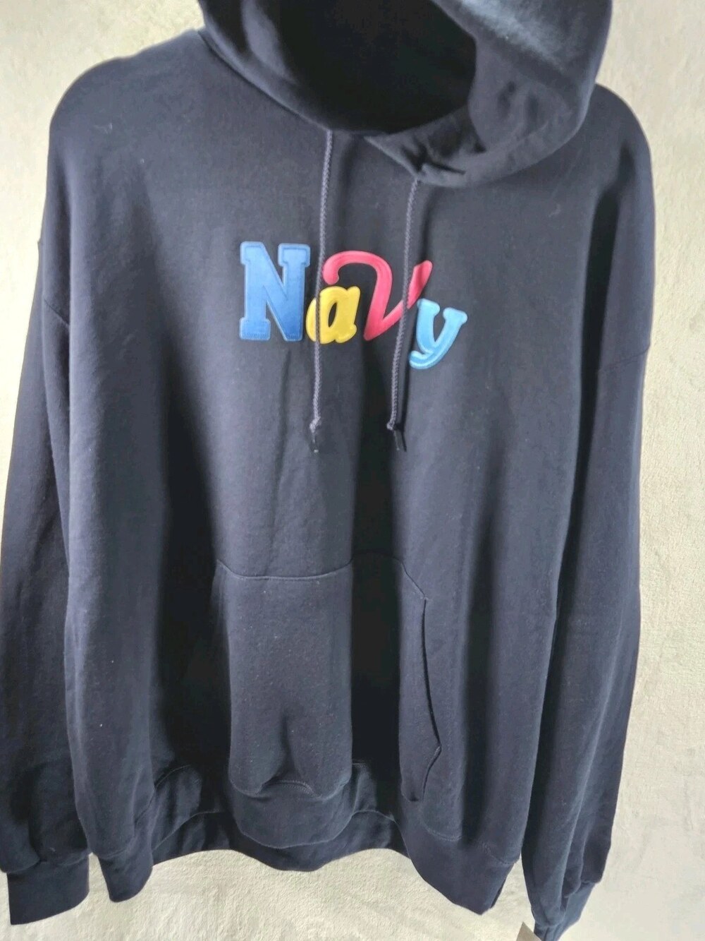 Champion Notre Dame Hoodie Sweatshirt Navy Multicolor Size XL